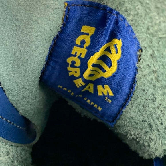 ICECREAM Size 9.5 Royal Blue Leather Worker Ankle Boots - Picture 6 of 8